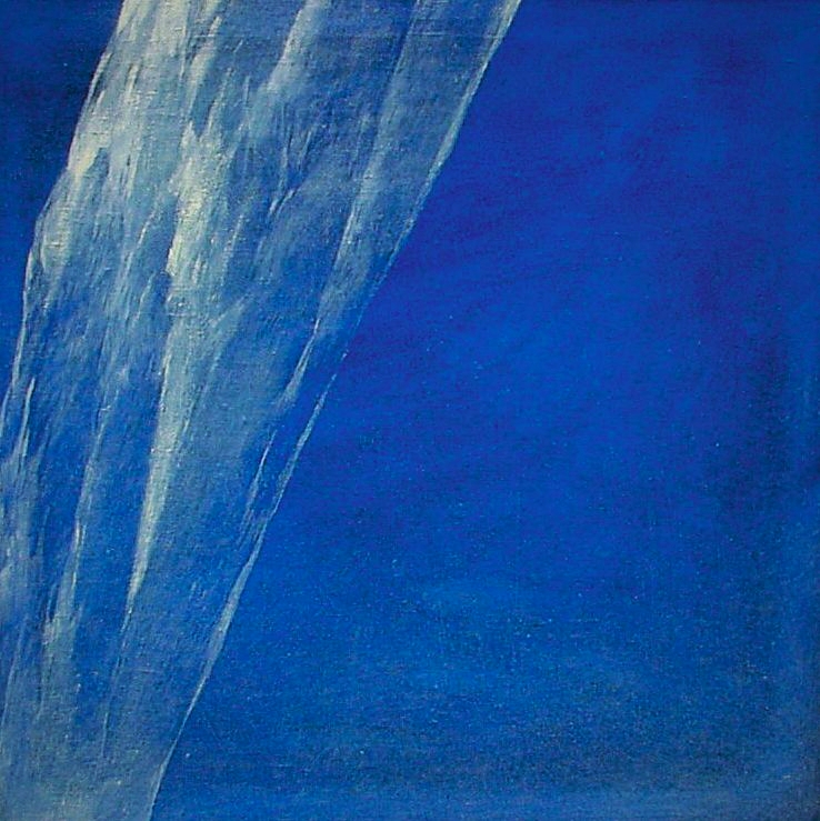 Josef Taucher, Himmel 3, Feb. 1997, Öl/Leinwand, 70 x 70 cm © Christine Elisabeth Hollerer