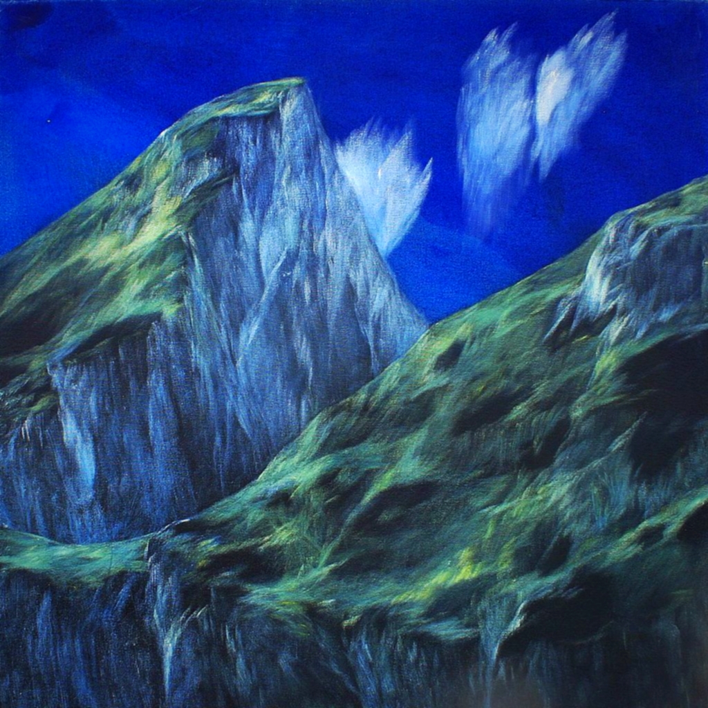Josef Taucher, Aufwind 7, Geburtstagsbild 15, Nov. 2014, Öl/Molino, 62 x 62 cm © Christine Elisabeth Hollerer