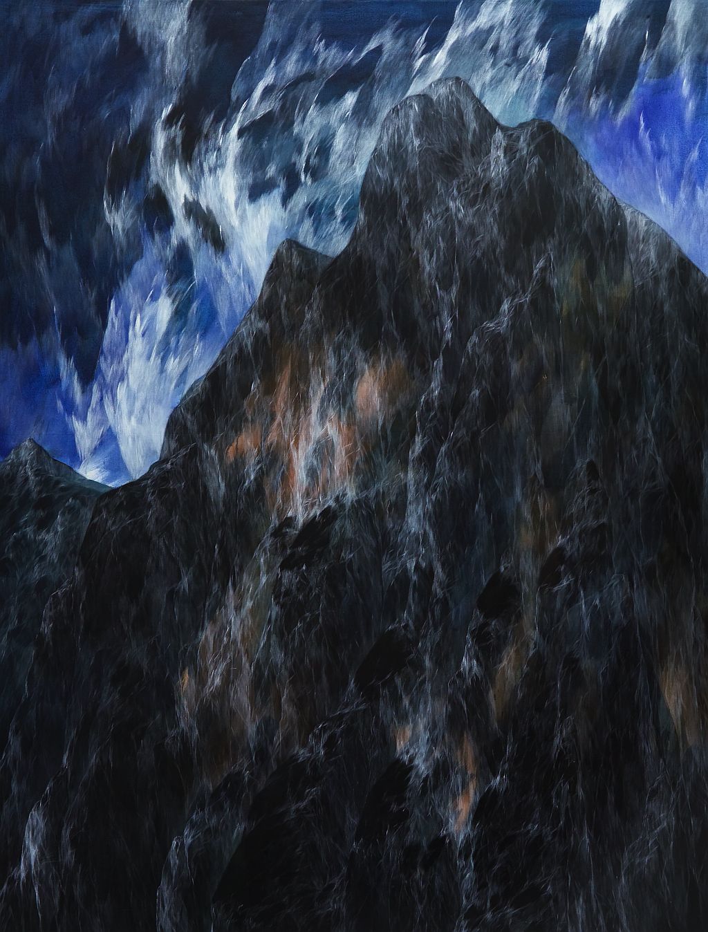 Josef Taucher, Zwielicht 6, 2004, Öl/Molino, 200 x 150 cm, Foto: W. Krug