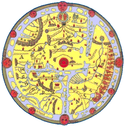 al Idrisi (ca.1100-1166), Mekka als Mittelpunkt der Welt