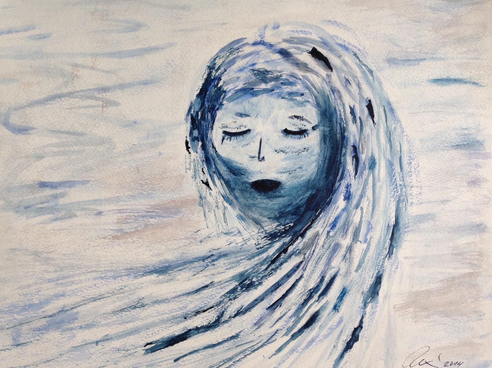 Mara, Aquarell