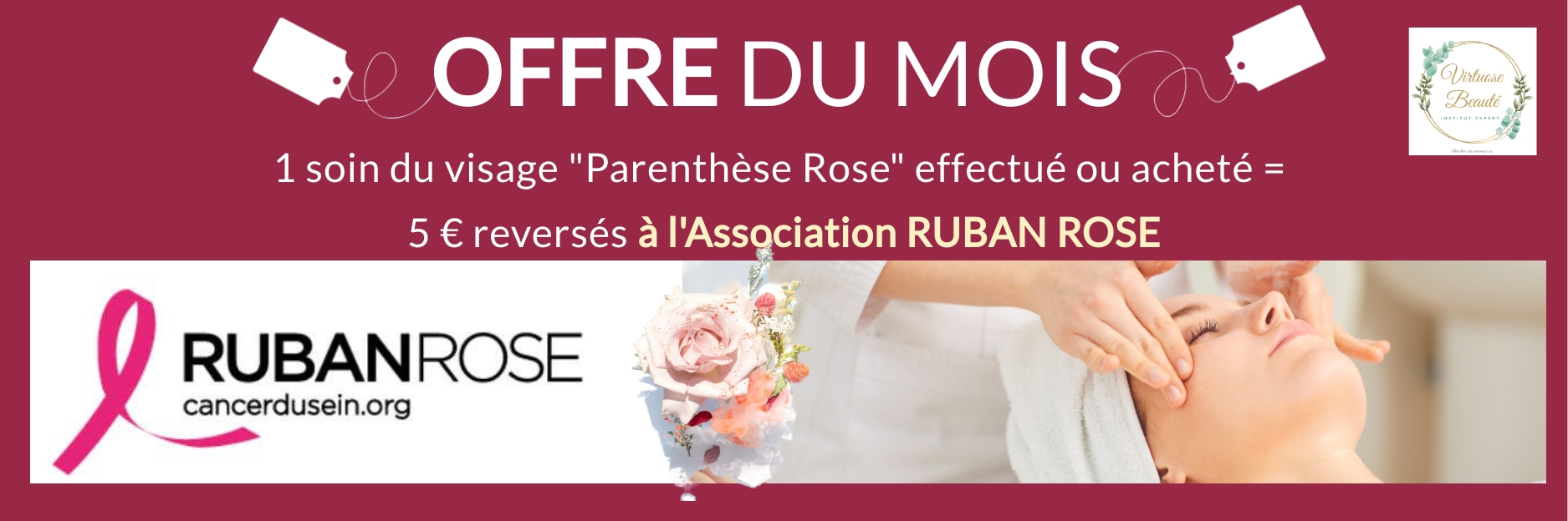 Offre Octobre Rose - Soin Visage "Parenthèse Rose"