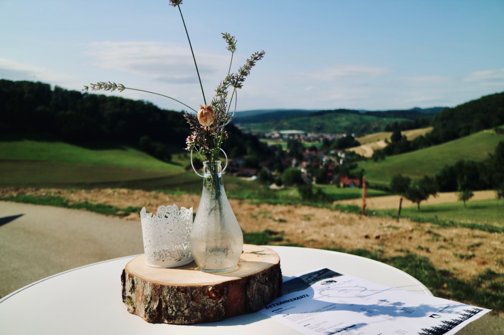 Traumhafter Ausblick beim Vogelsanghof