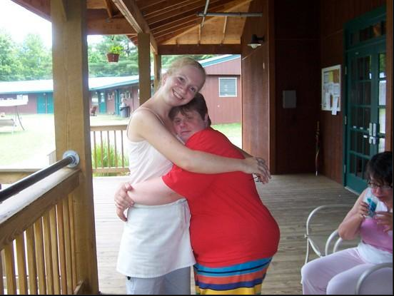 A camper is showing me certain affection