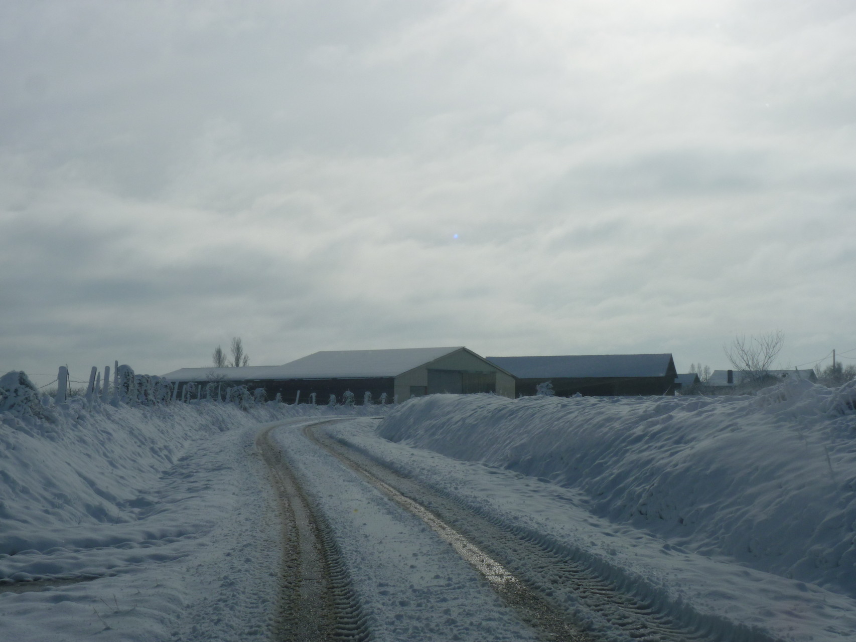 Garlède-Mondebat par temps de neige fév. 2015