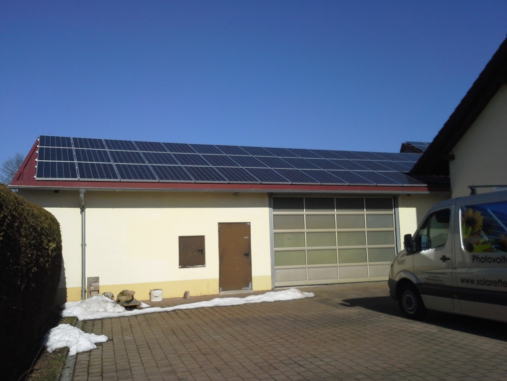 13,5 kWp Photovoltaikanlage 92345 Dietfurt a.d.Altmühl SHARP Modulen 15.0 Symo Fronius Wechselrichter