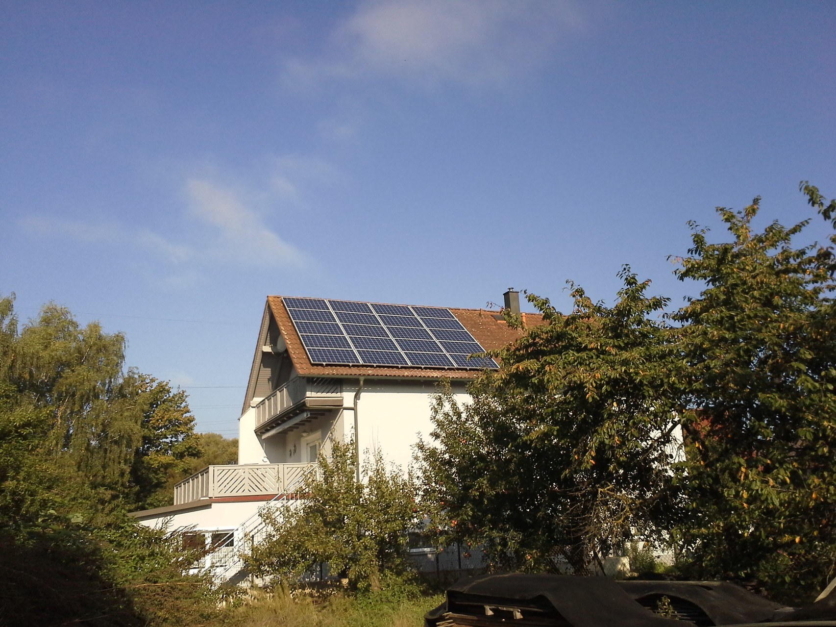 Phototovoltaikanlage 9,945 kWp in 94421 Schwandorf mit Solarwatt Glas/Glas Module 30 Jahre Garantie