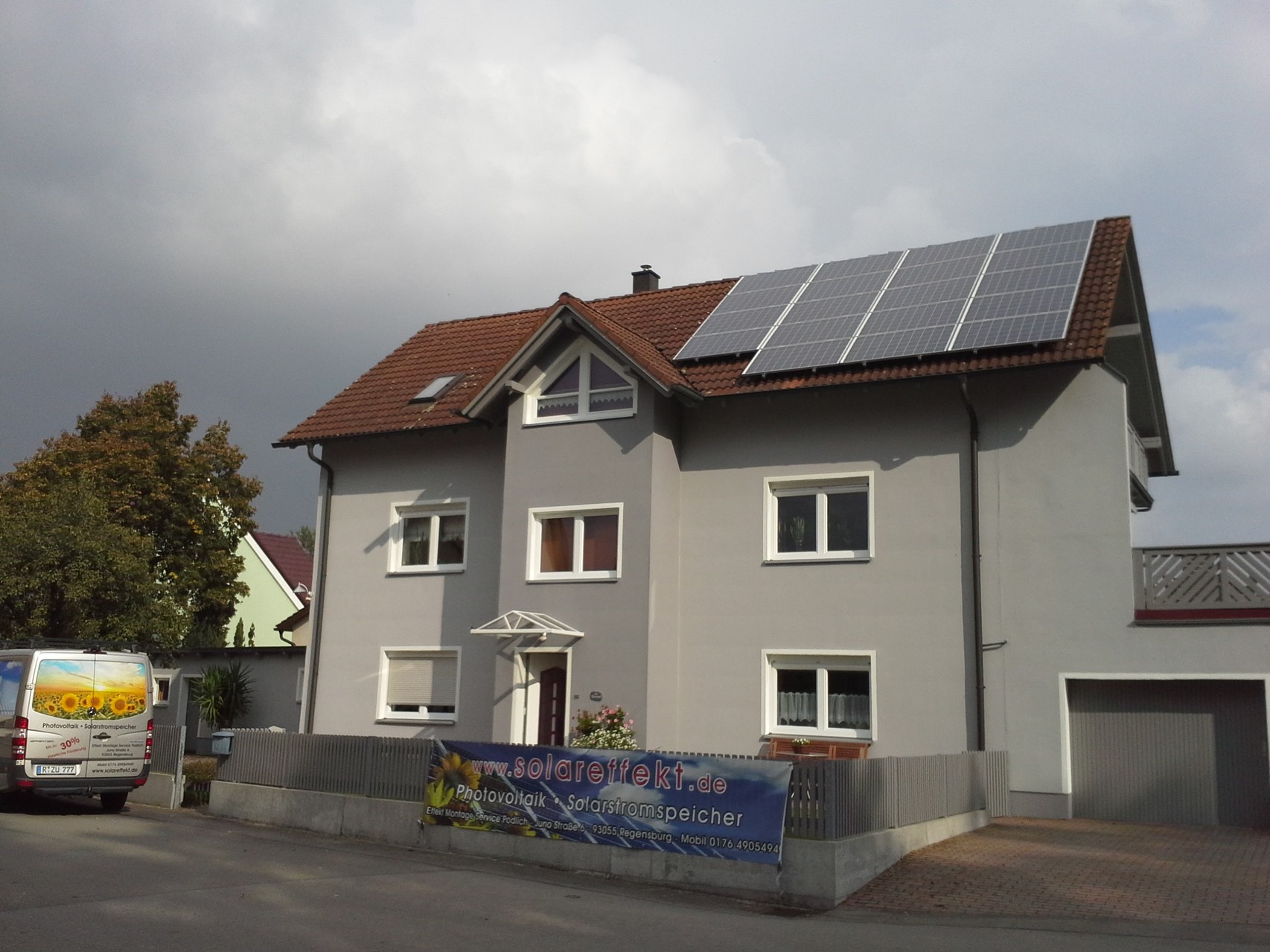 Phototovoltaikanlage 9,945 kWp in 94421 Schwandorf mit Solarwatt Glas/Glas Module 30 Jahre Garantie