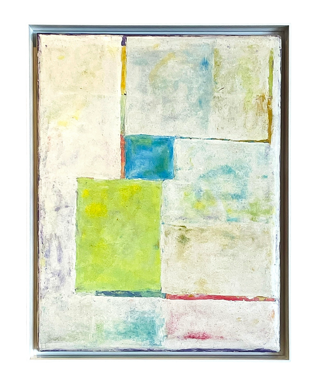 Tadelaktbild Pastell mit Hellgrün & Blau