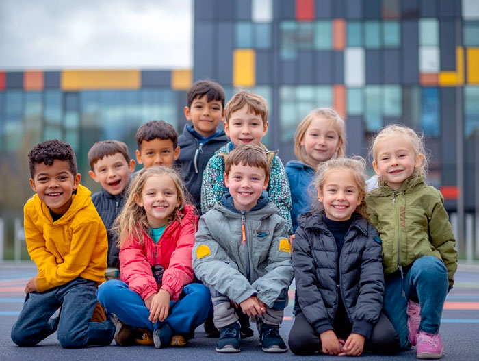 Photo représentant une photo de classe