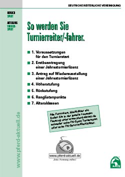 So werden Sie Turnierreiter oder Turnierfahrer