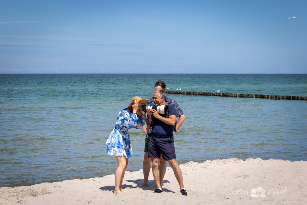 Fotoshooting am Meer