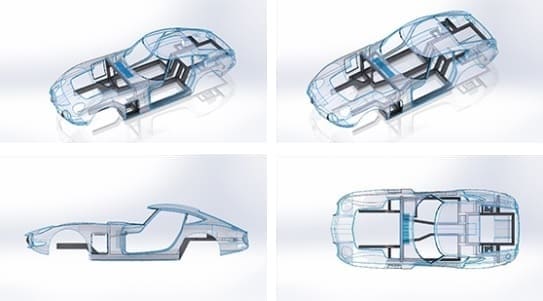2000GT-3Dモデリング