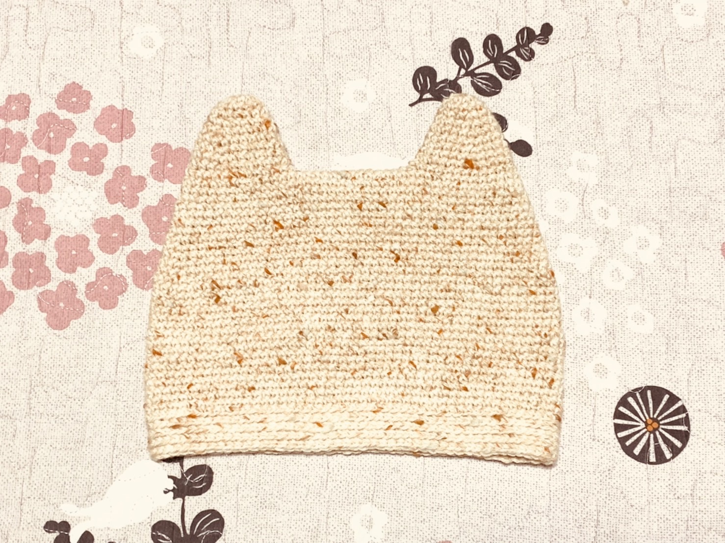 ねこ耳ニット帽が完成～♪ 帽子は手足の冷えまでカバーする?!