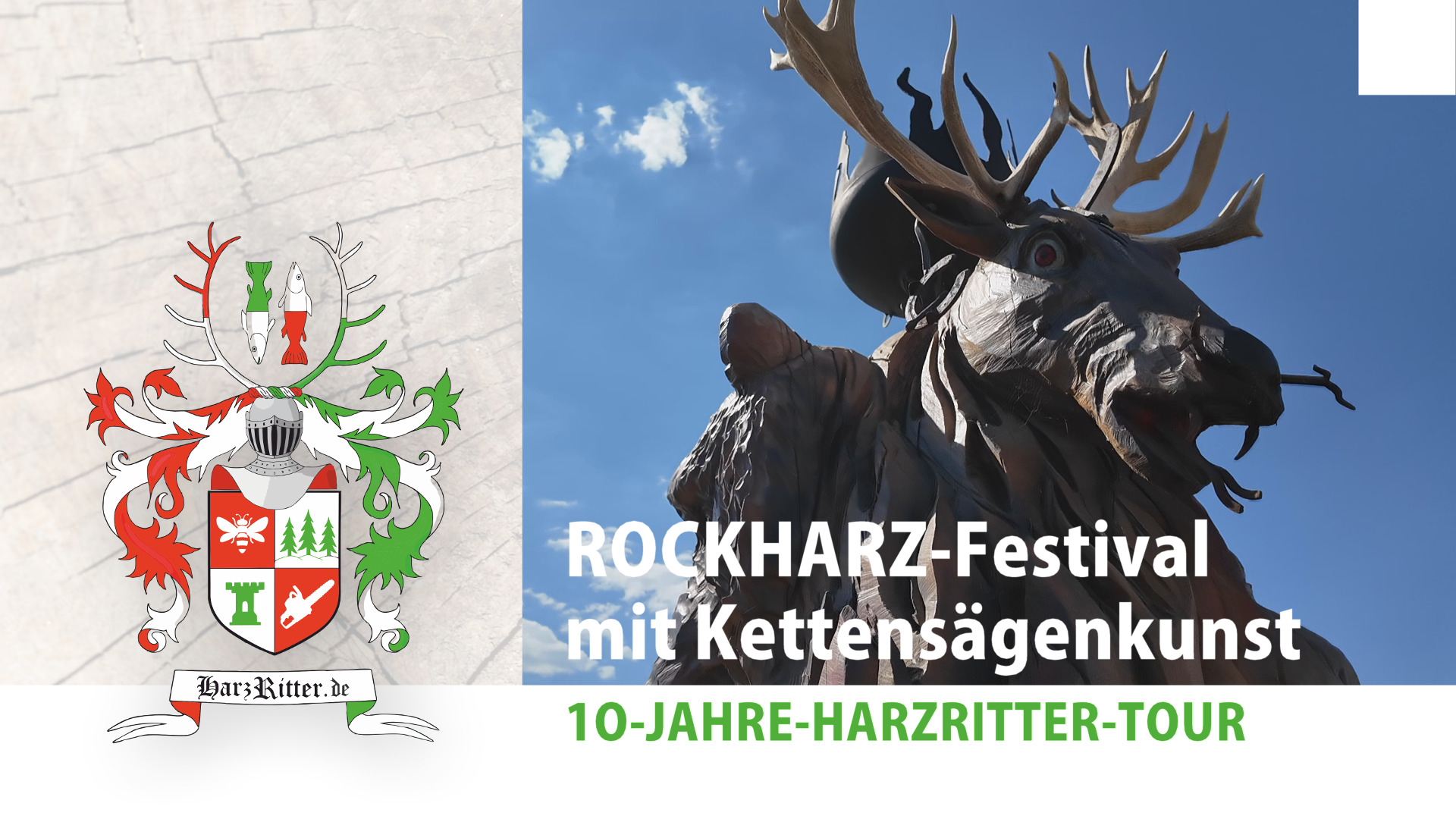 Neues Video: ROCKHARZ 2025 mit Kettensägenkunst