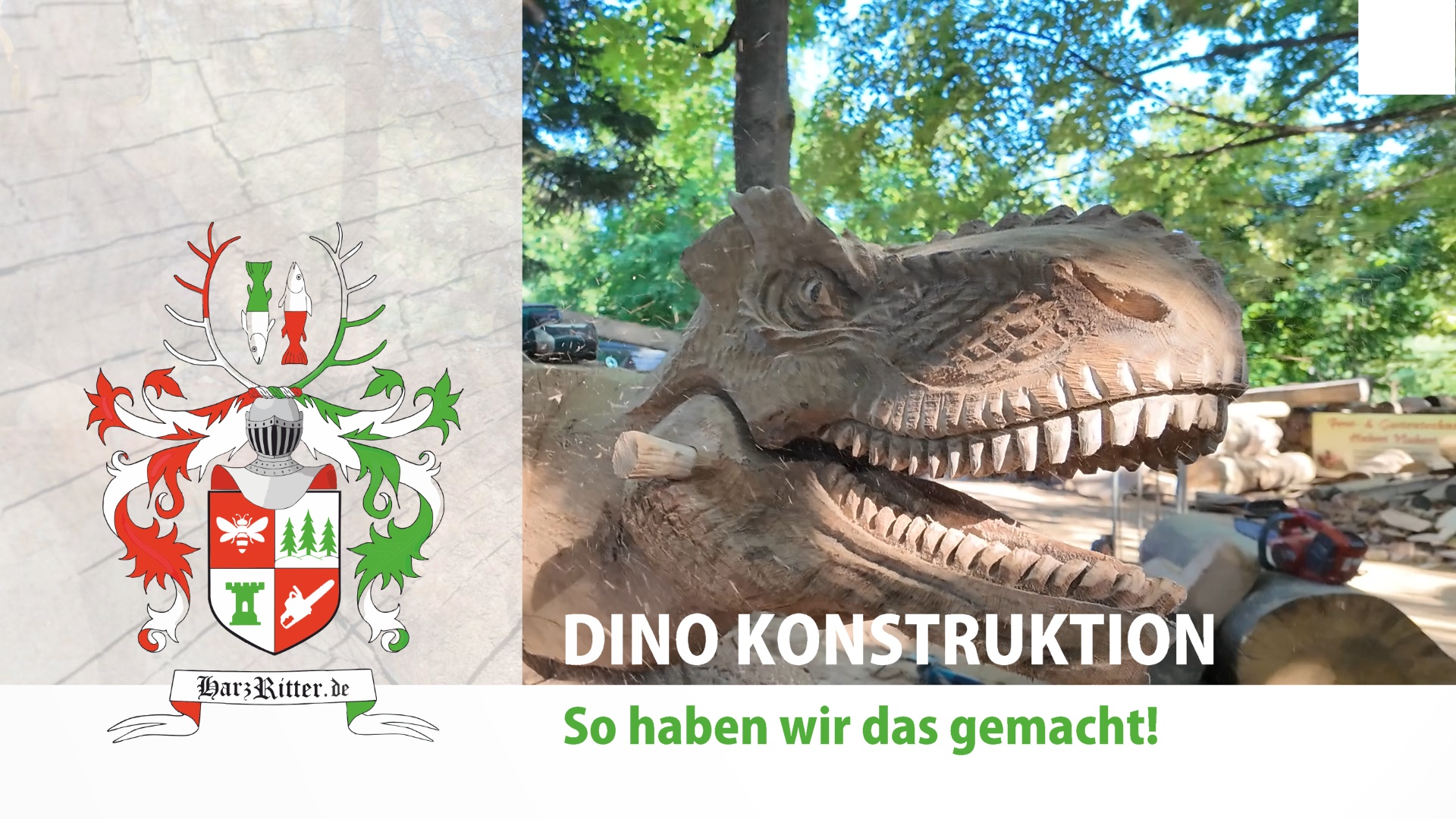 DINO-Konstruktion aus vielen Teilen