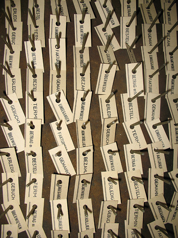 Detail 1 (Installation 2015, mixed media)