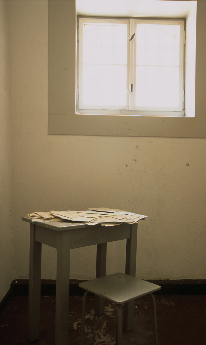 Installation 1 in a disused Stasi prison (Gefängnisbau Andreasstraße, Erfurt)