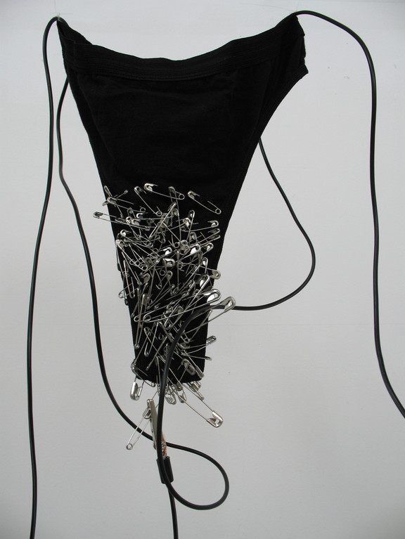 Detail 1 (2004, mixed media, cable etc.)