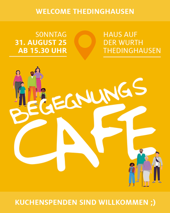 Begegnungscafé am 31. August | ab 15.30 Uhr
