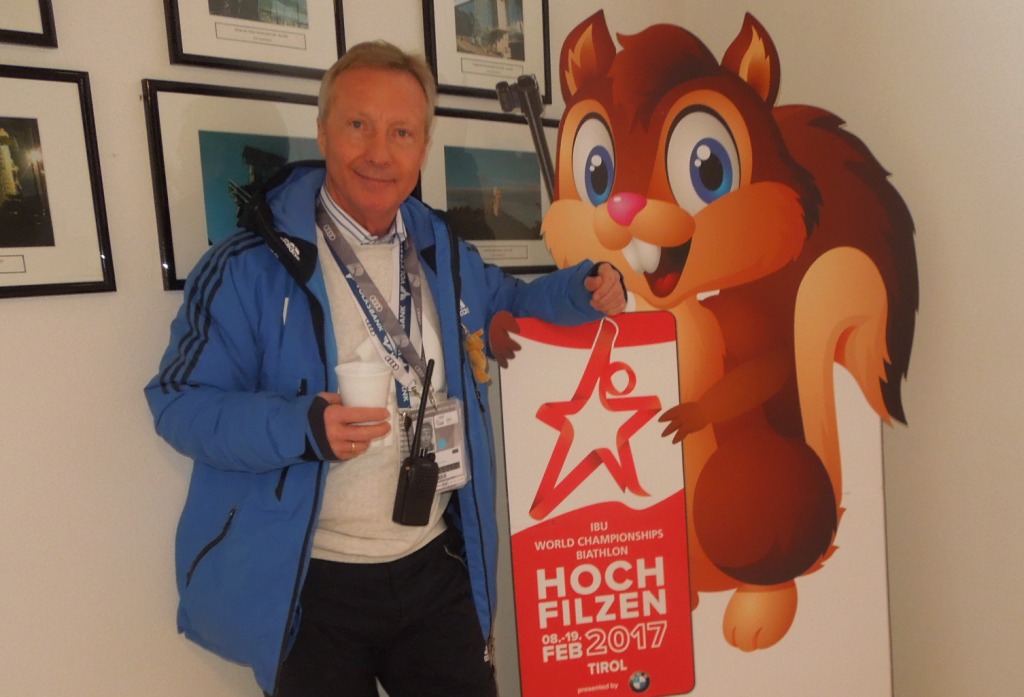 Walter Hofer (FIS) freut sich auch auf die Biathlon WM