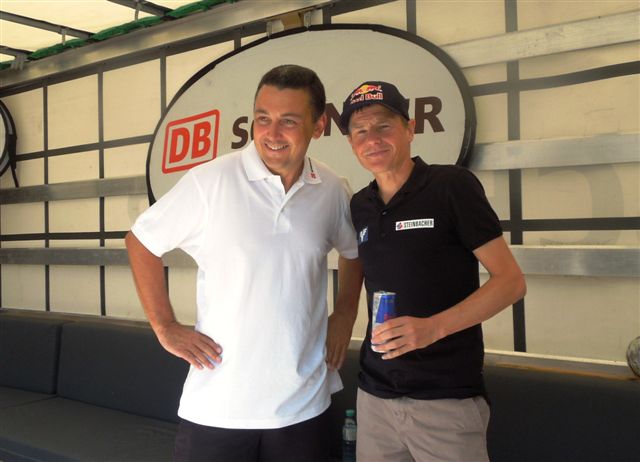 Thomas Zieger (DB Schenker) und Andi Goldberger