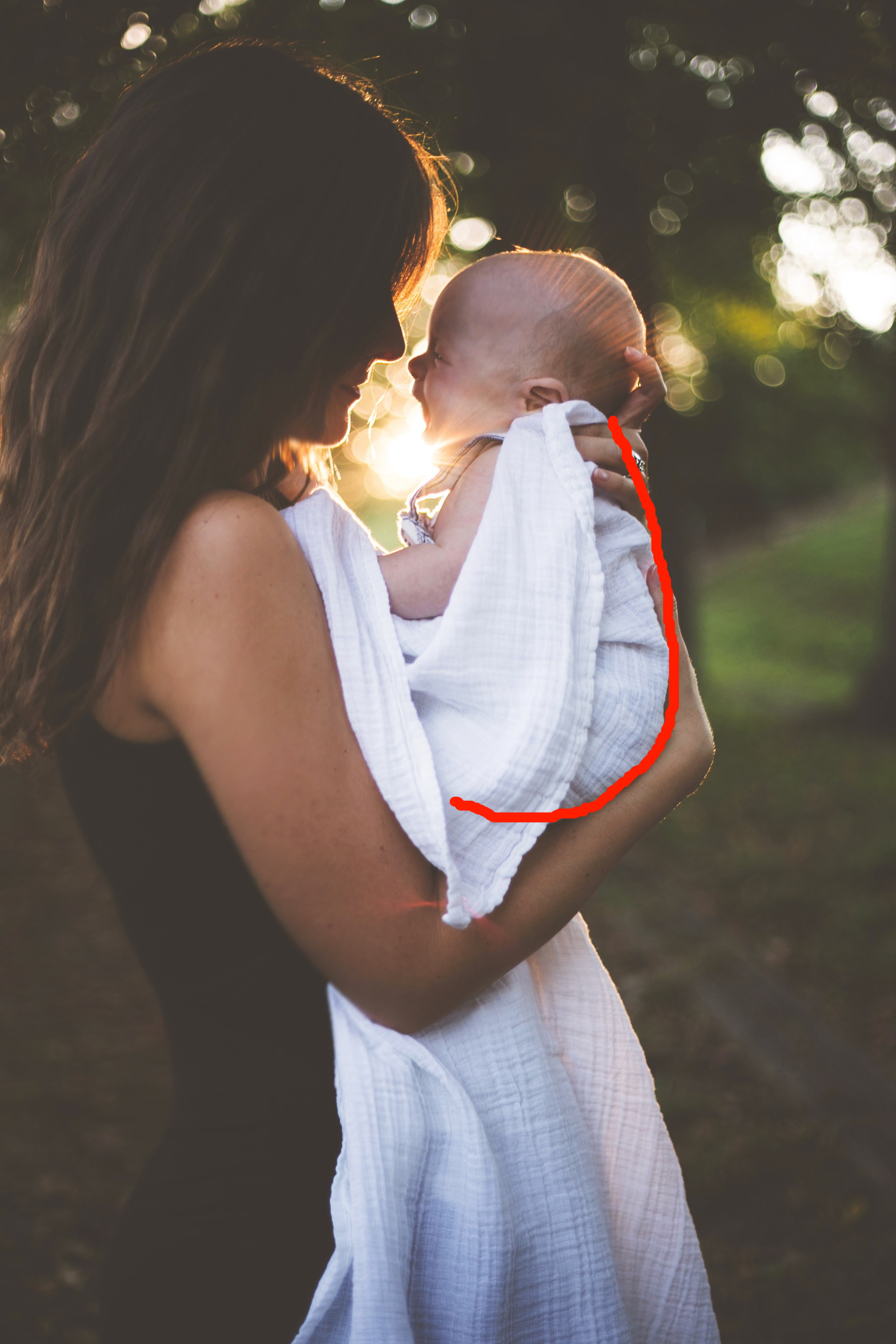 Baby carrier from birth outlet