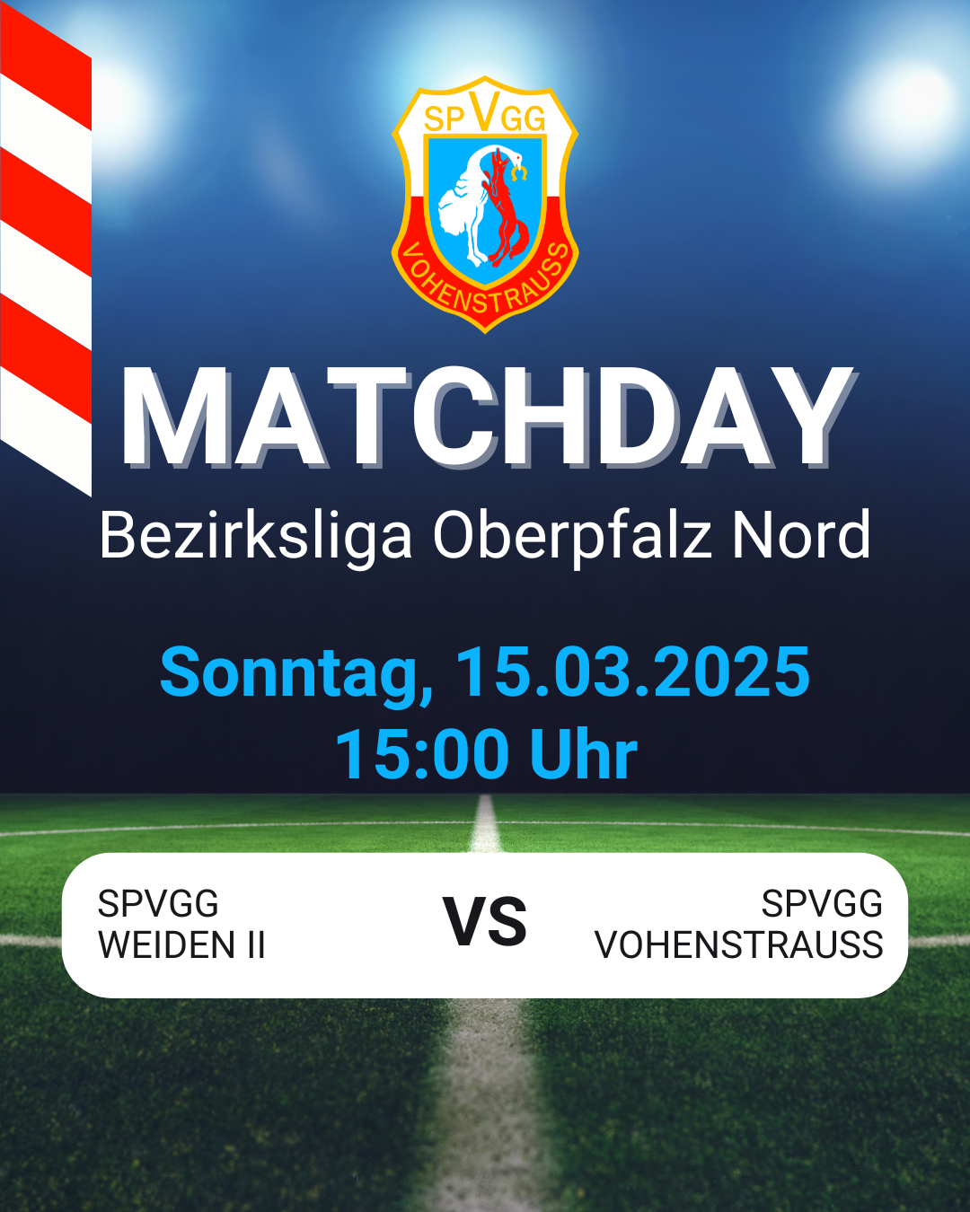 Auftakt ins neue Fußballjahr: SpVgg Weiden II vs. SpVgg Vohenstrauß I