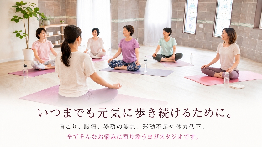 50代からの健康づくりヨガ