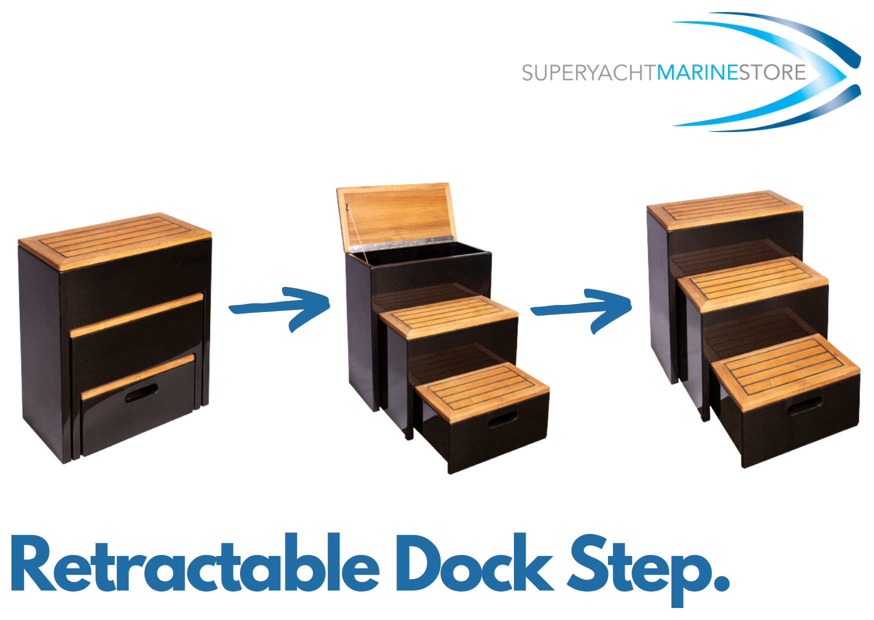Retractable Dock Steps Superyacht Marine Store