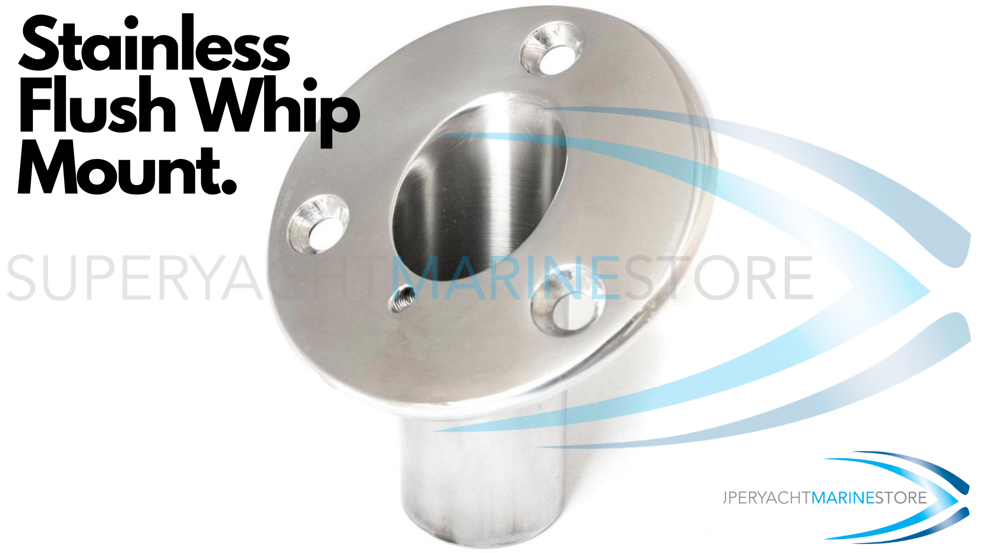 Flush mooring whip mount