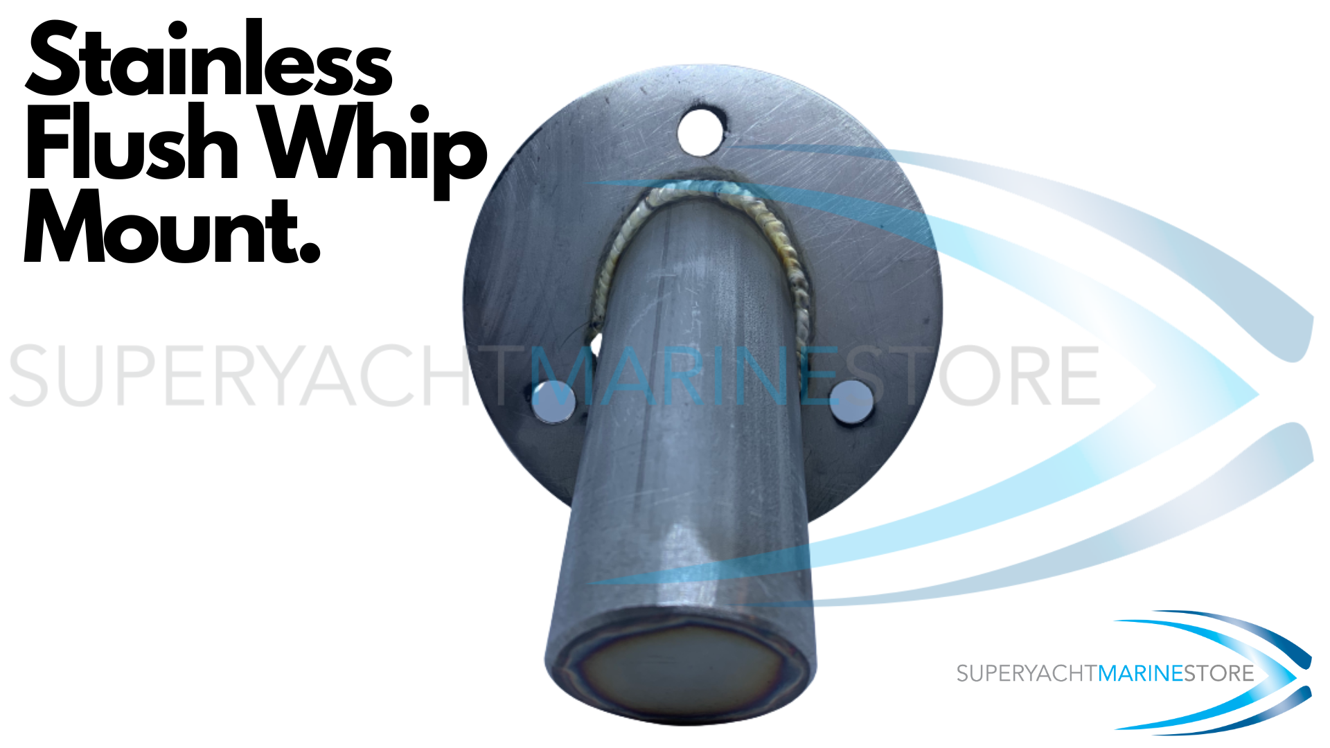 Flush mooring whip mount