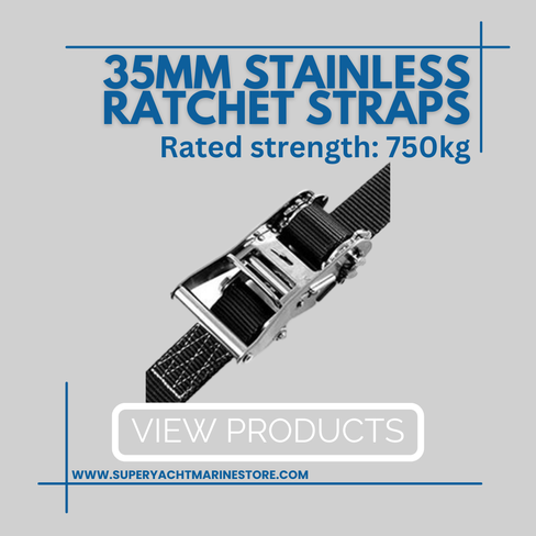 35mm stainless steel ratchet straps