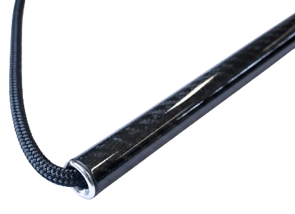 Internally run whip line with stainless steel ferrules