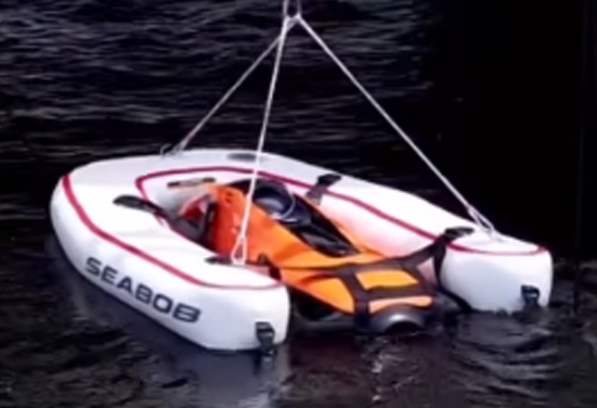 Seabob lifting dock