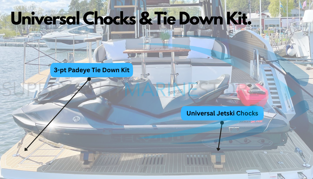 Universal Jetski Chocks & Tie Down Kit