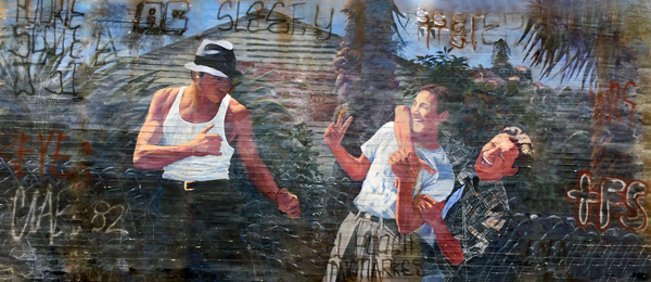 Adan Hernandez Carnalismo II Blood In Blood Out painting