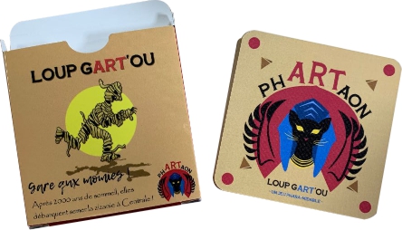 jeux de cartes personnalisés publicitaires recto verso loup