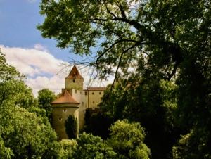 Blick vom Prager Hofgarten