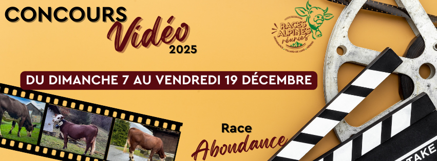 2025  : CONCOURS VIDEO