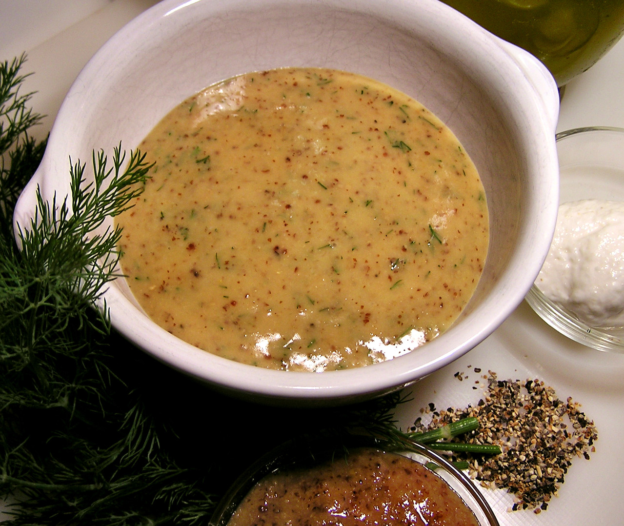 Soße zu Graved-Lachs - Mustard Sauce Recipe to Gravlaxs - naturpark ...