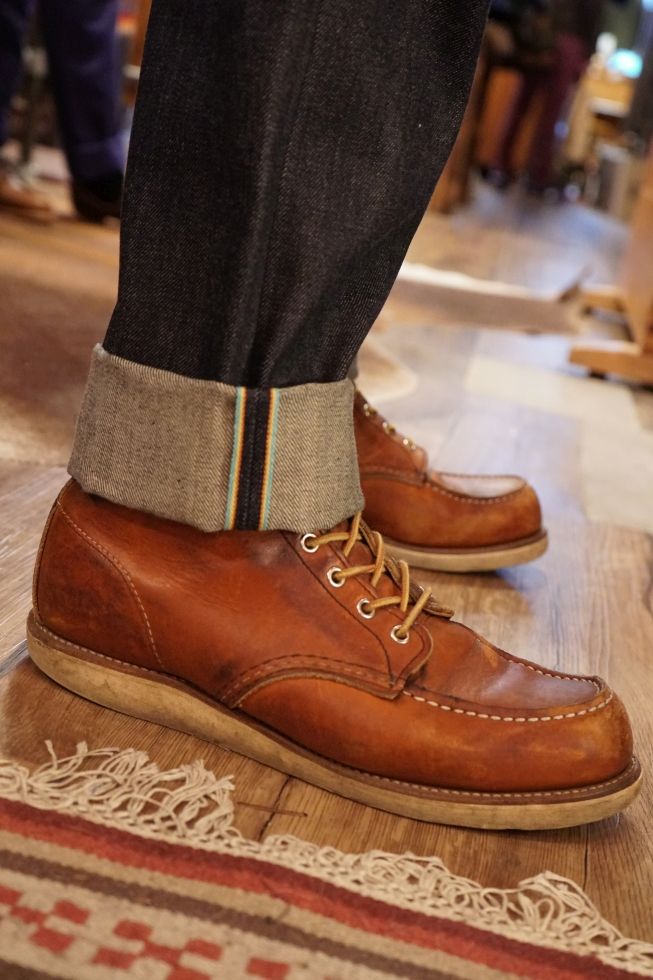 times goes by. FOUR ACES Raw Denim Red Wing Shoes und Heritage