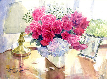 水彩画 静物 * - i-nakajima ページ！水彩画 パステル画 イラストレーター