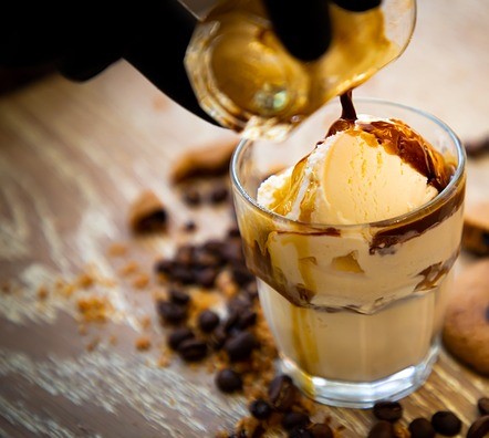 Affogato al caffé