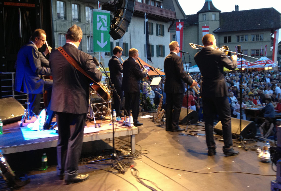 Dutch  Swing College Band Zofingen Back Stage