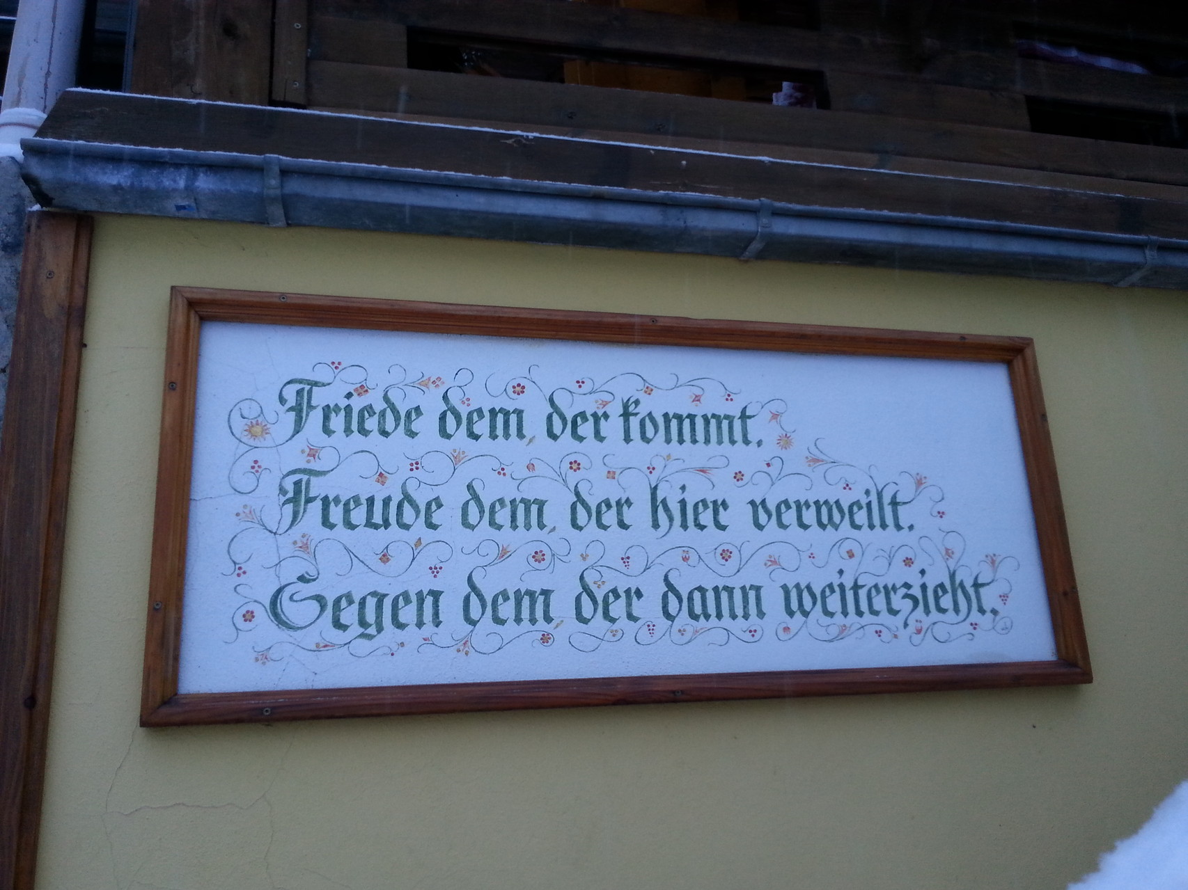 genau so ist's!