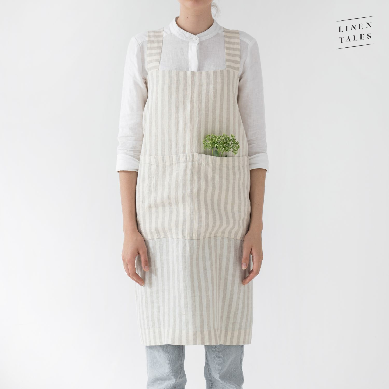 203/Natural white stripe