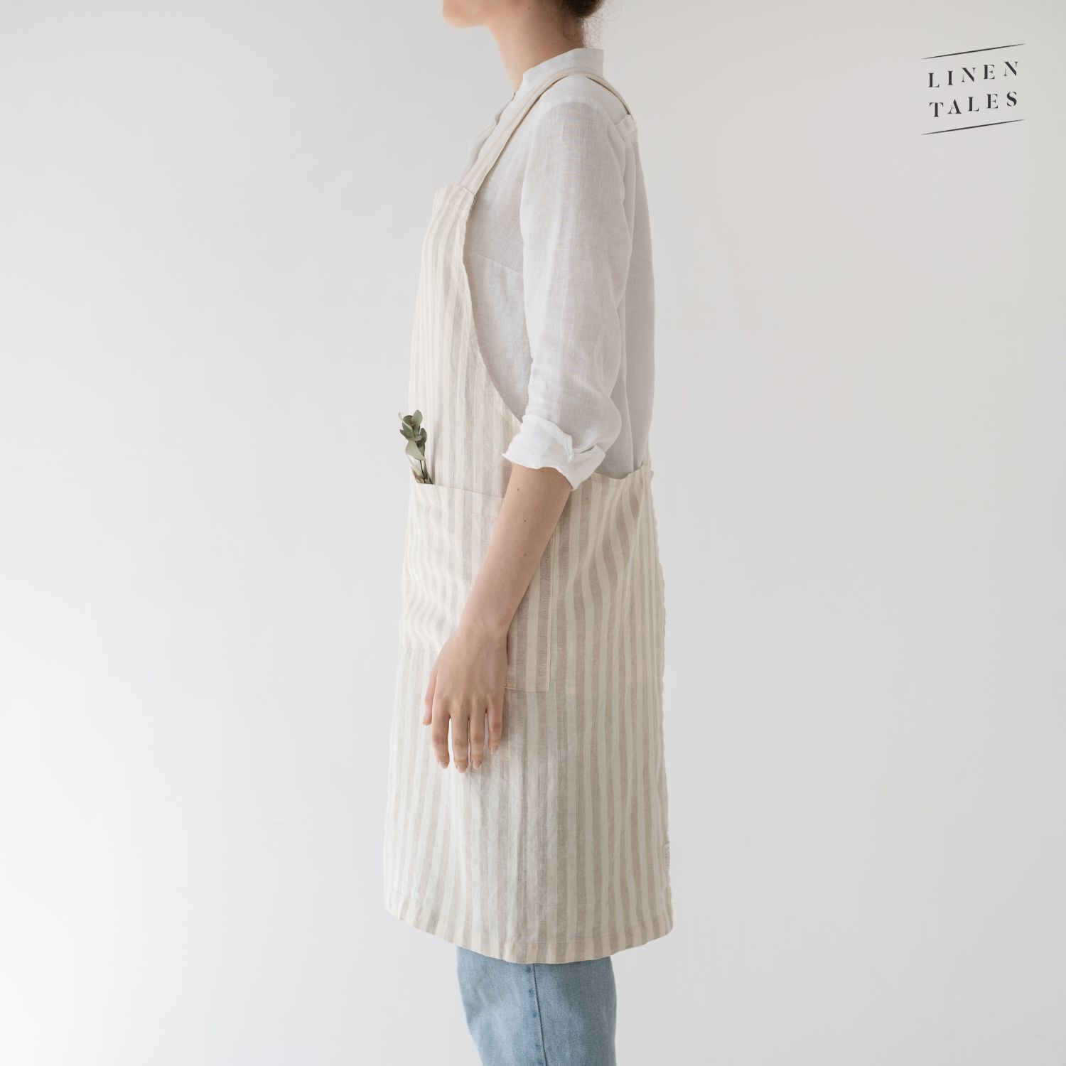 203/Natural white stripe