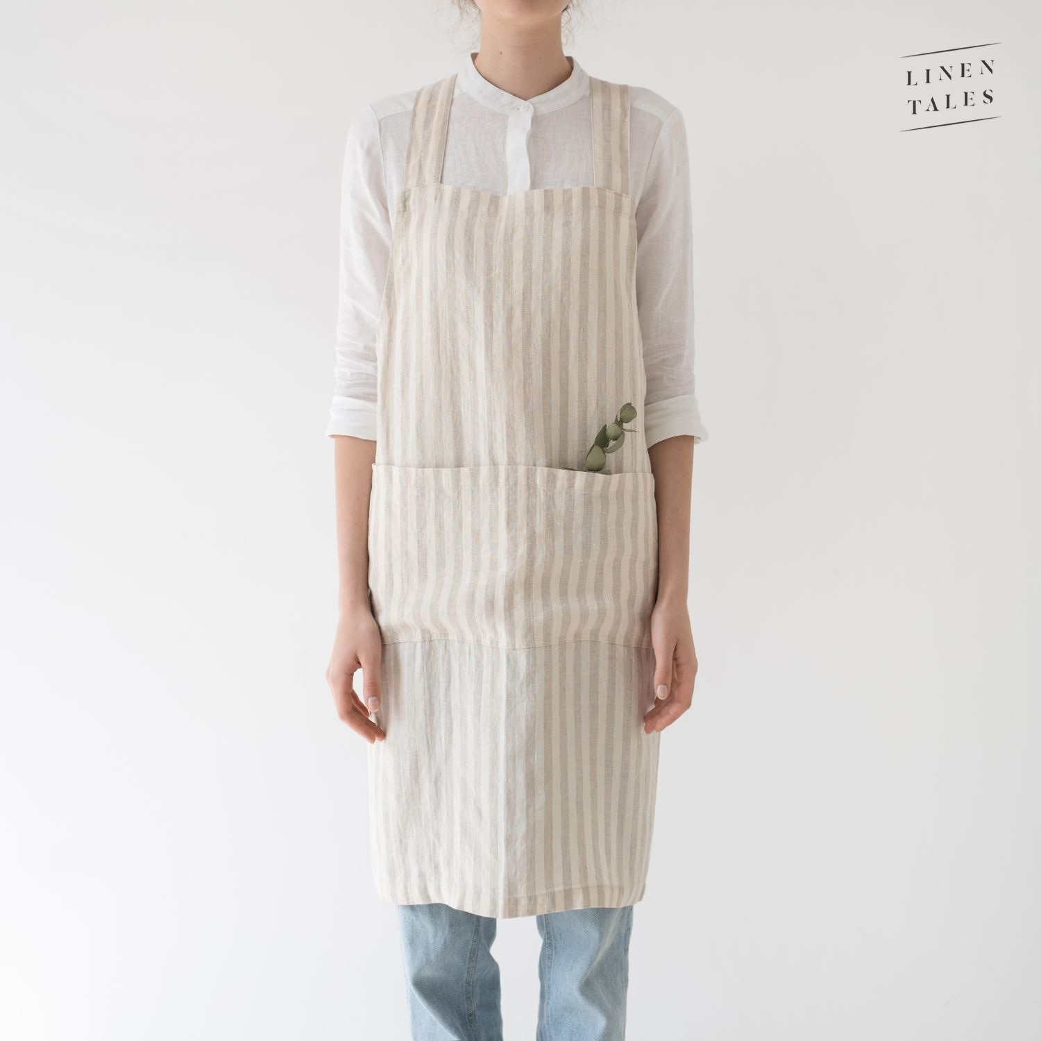 203/Natural white stripe