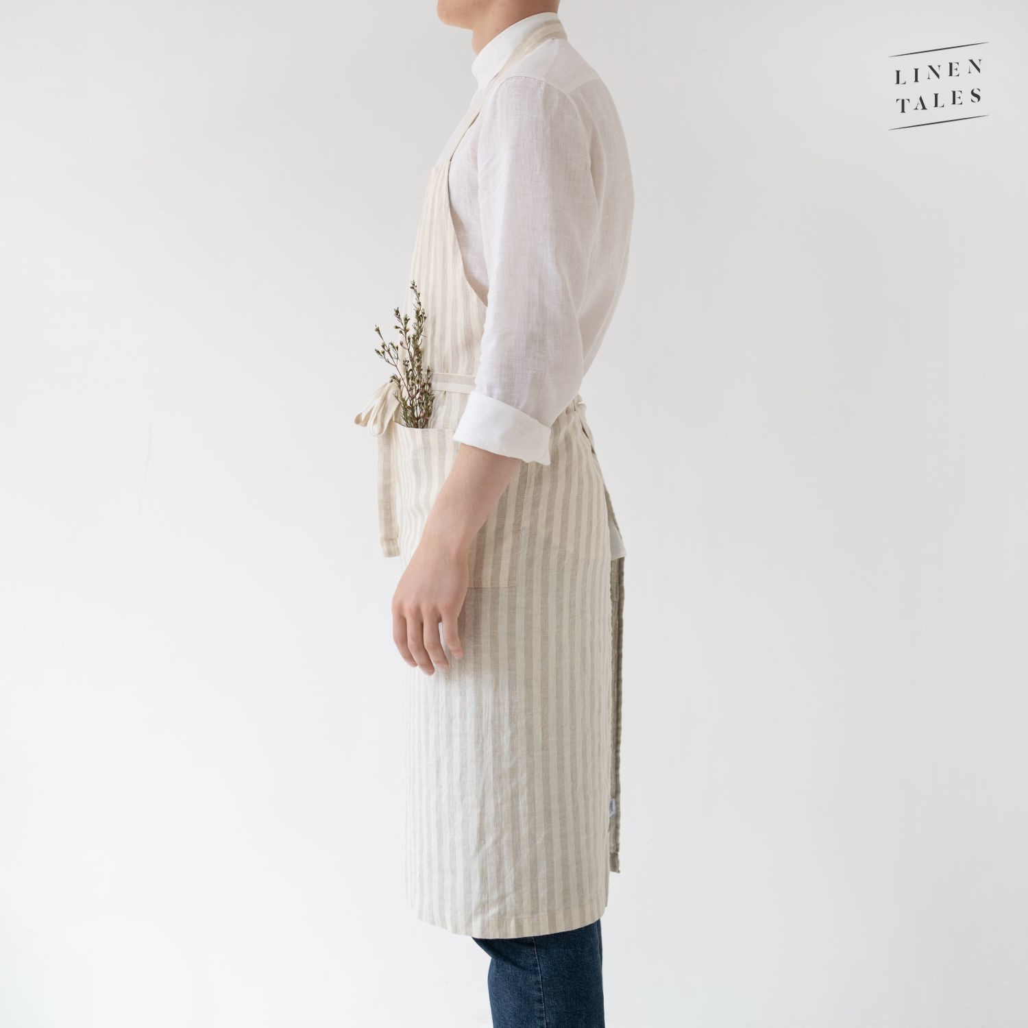 203/Natural white stripe